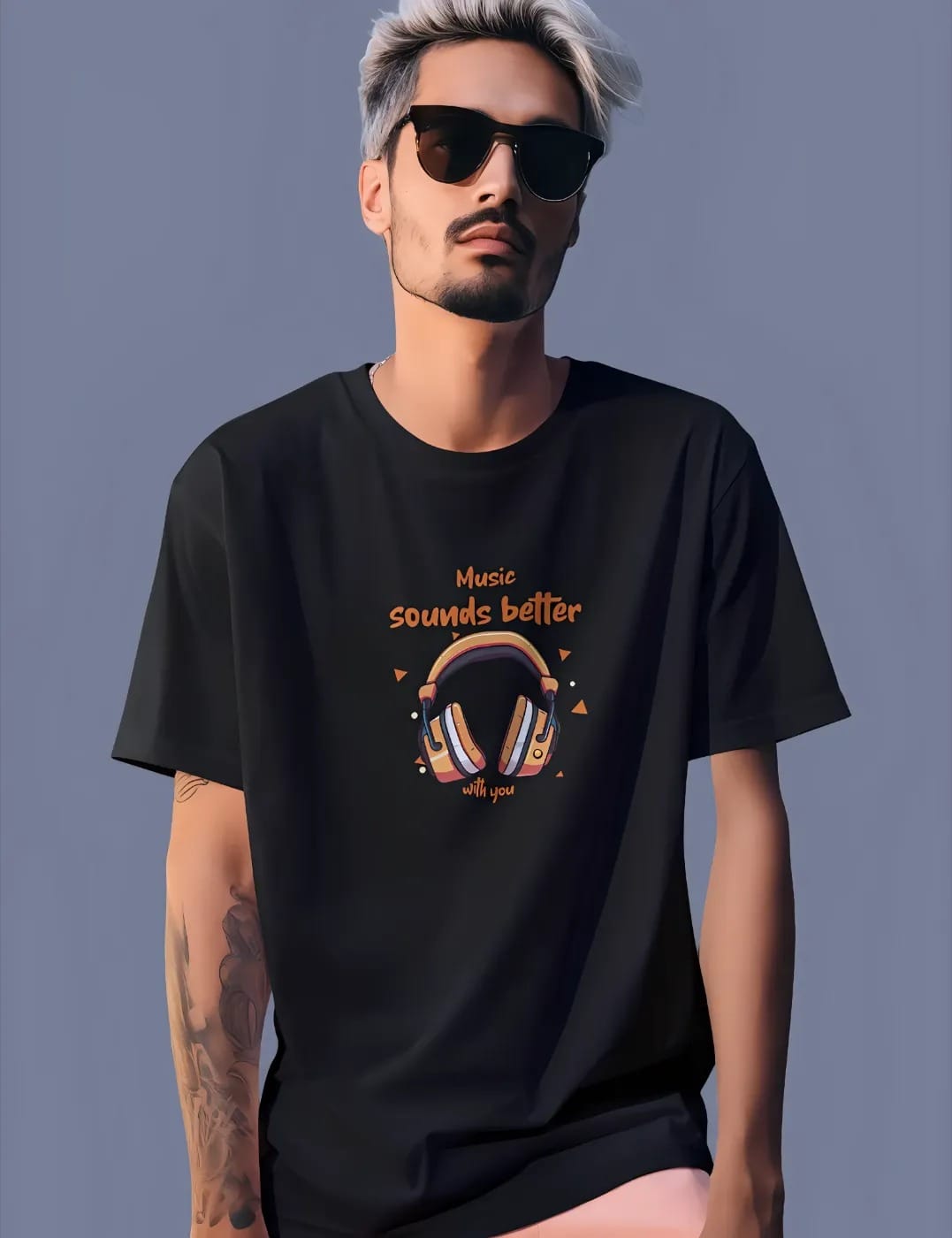 pnp play guitar | men’s oversized t shirt | 200 gsm