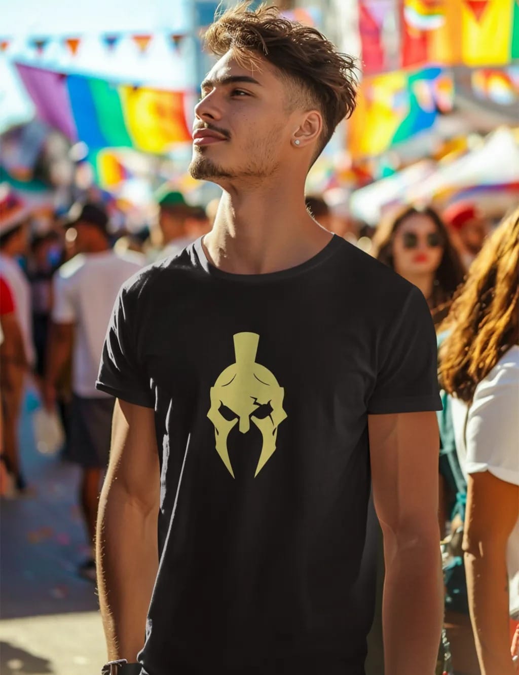 pnp armor | men's regular fit round neck t shirt