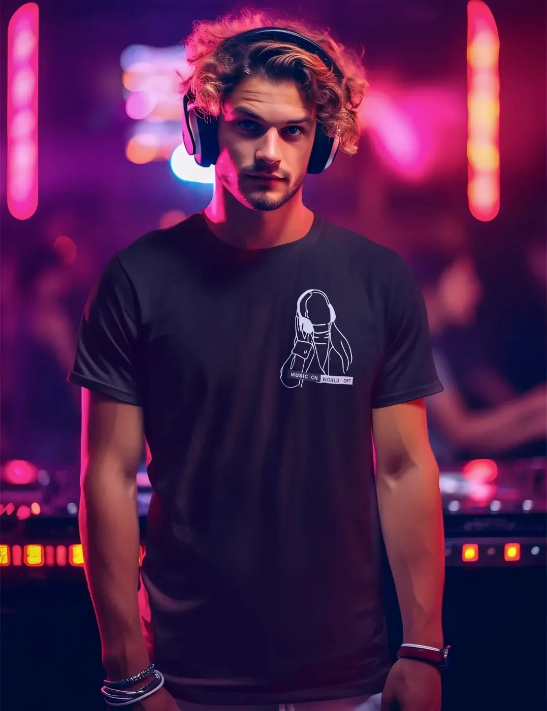 pnp worrier | men's regular fit round neck black t shirt (copy)