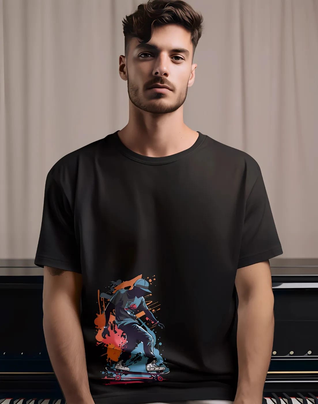 pnp urban skate | men’s oversized t shirt | 200 gsm