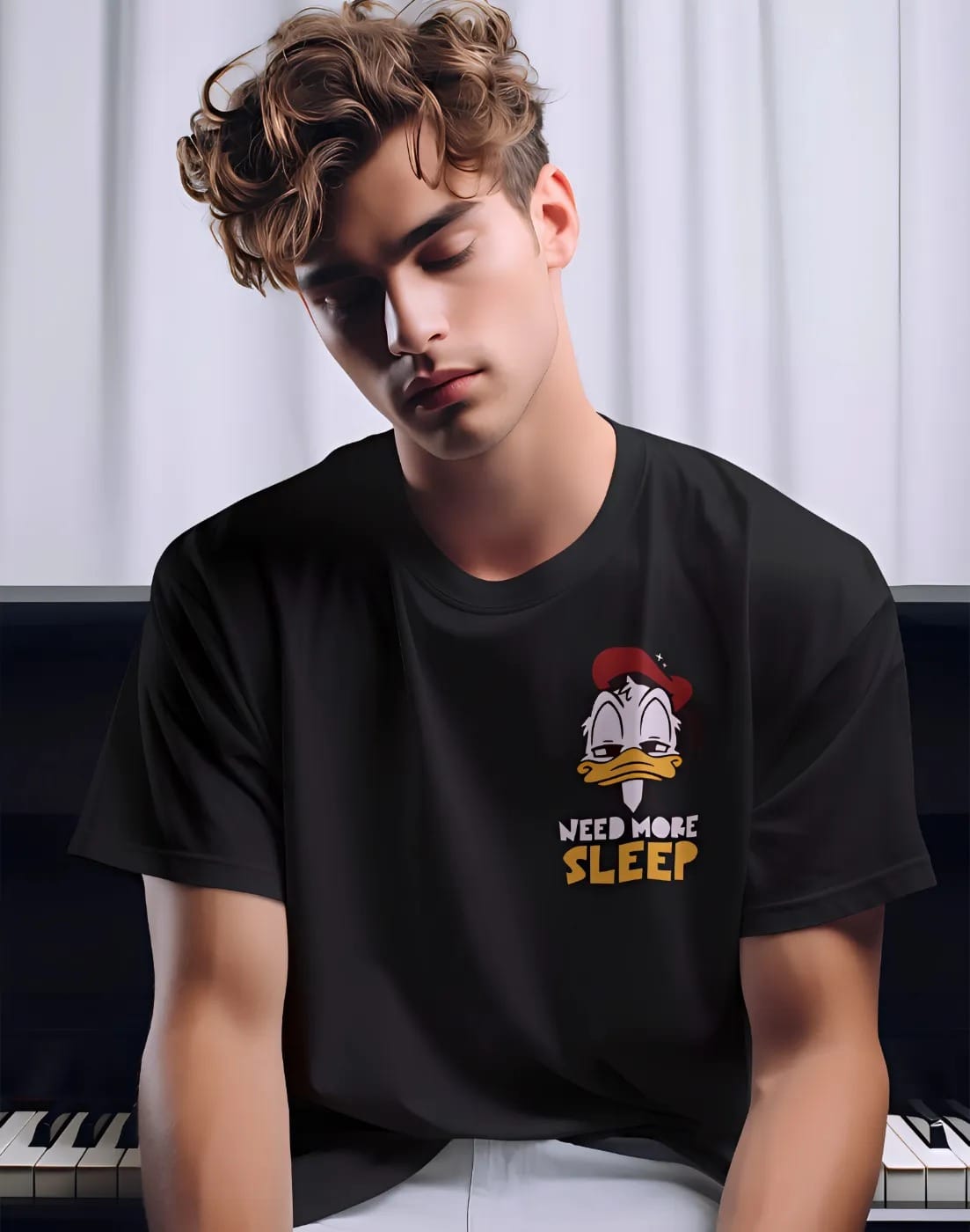 pnp need sleep | men’s oversized t shirt | 200 gsm