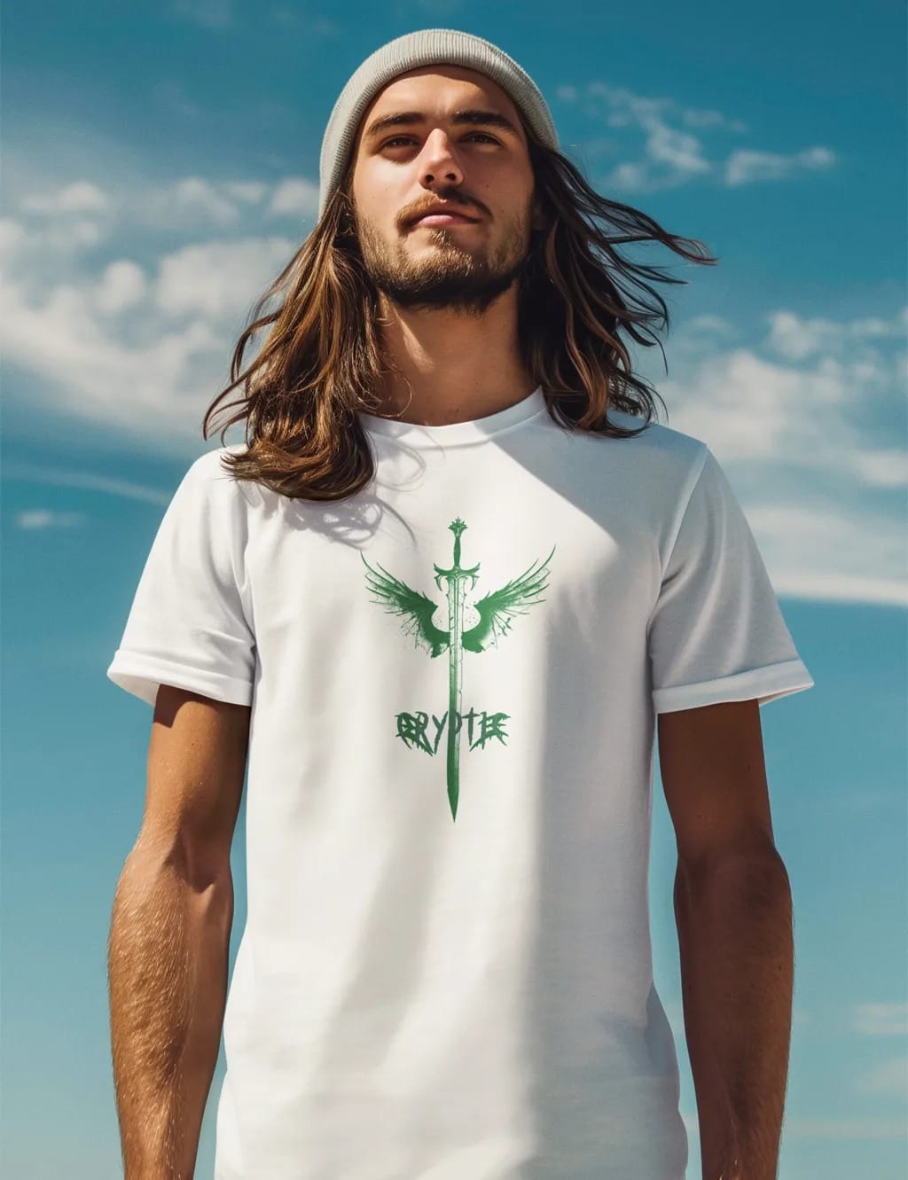 pnp cryptec | men's regular fit round neck t shirt