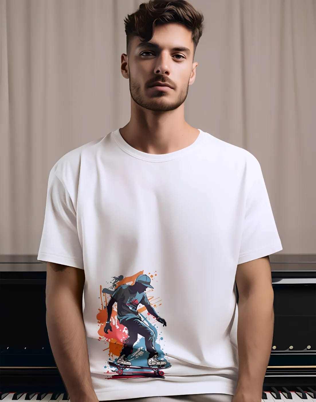 pnp urban skate | men’s oversized t shirt | 200 gsm