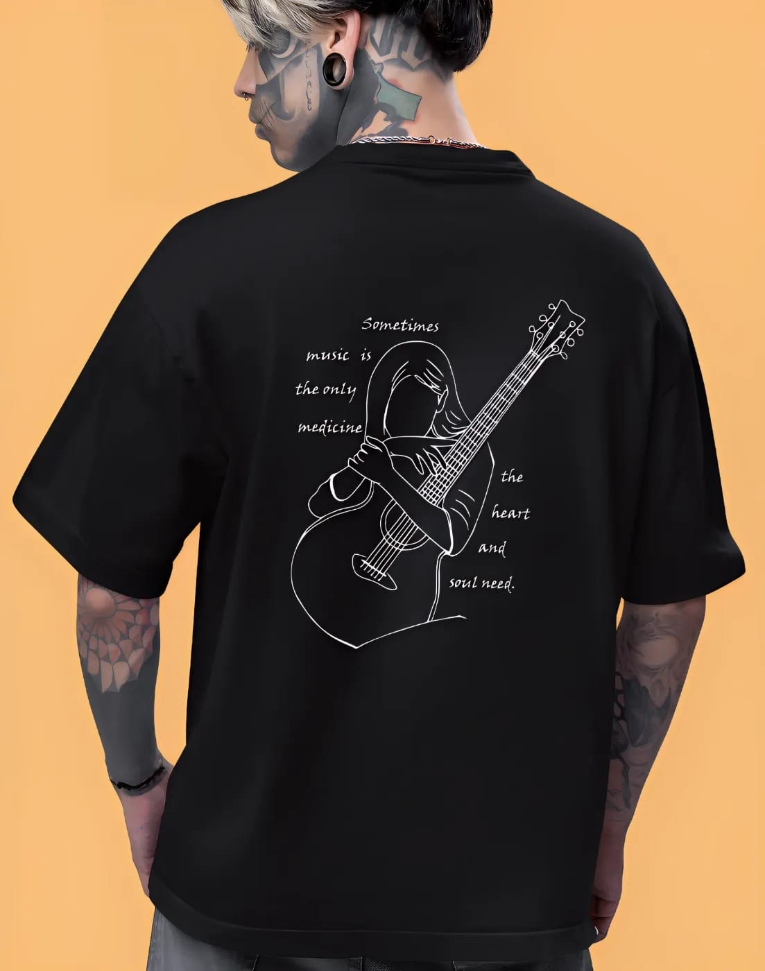 pnp music medicine | men’s oversized t shirt | 200 gsm