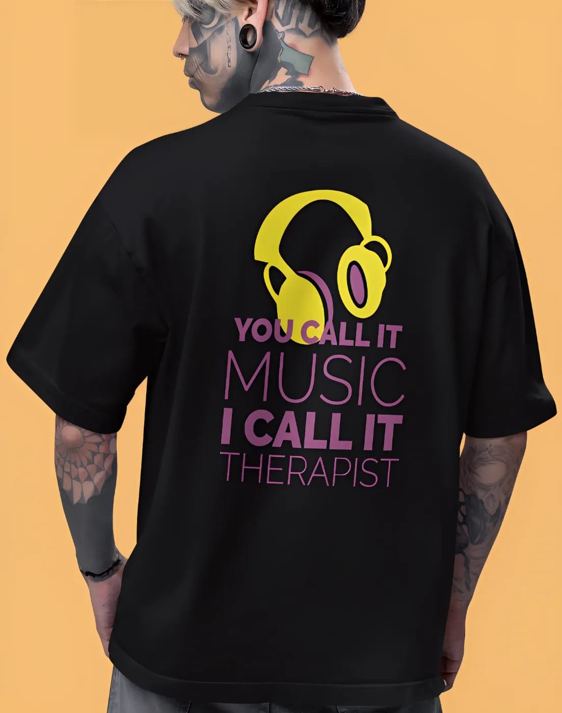 pnp melomania | men’s oversized t shirt | 200 gsm (copy)