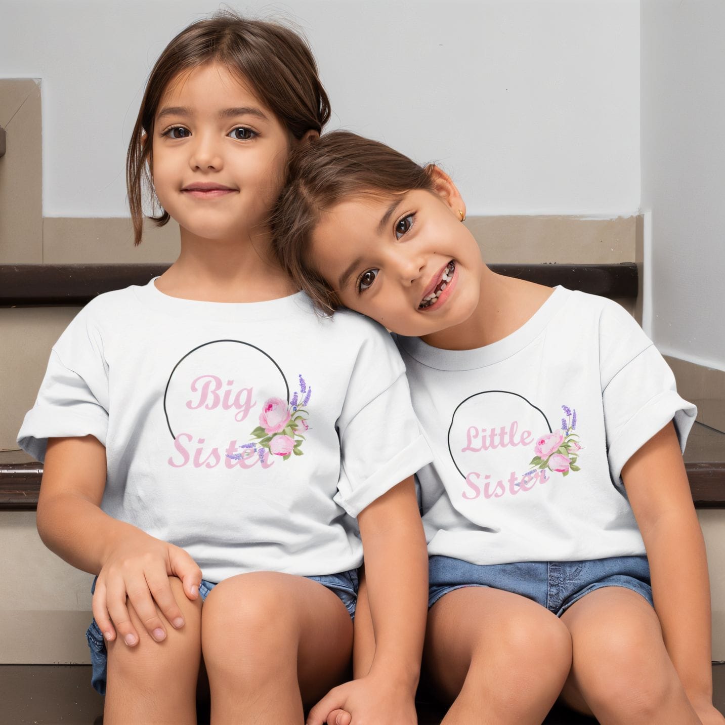 Sister Family T-shirt Pack of 2 – Matching Set by Prints N Plains